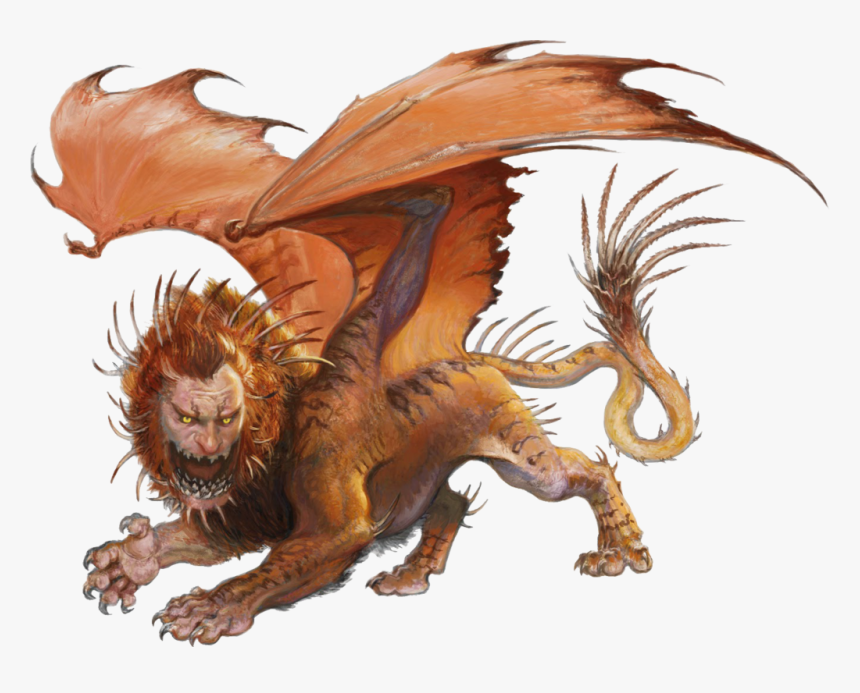 D&d Manticore, HD Png Download, Free Download