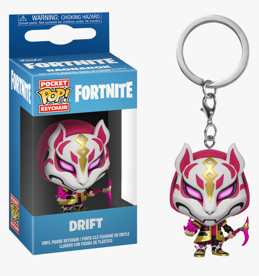 Fortnite Drift Pocket Pop Vinyl Keychain - Fortnite Drift Funko Pop, HD Png Download, Free Download