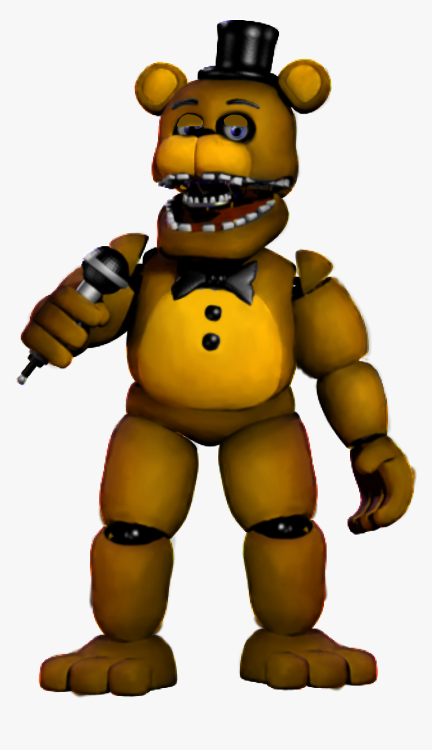 Fnaf Unwithered Golden Freddy Imagenes De Golden Freddy Hd Png Download Kindpng