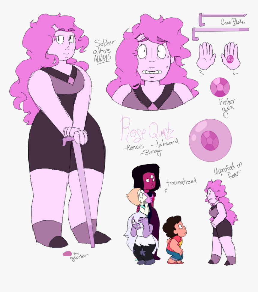 A Random Idea For A Rose Quartz Gemsona I Actually - Gemsona Star Rose Quartz, HD Png Download, Free Download