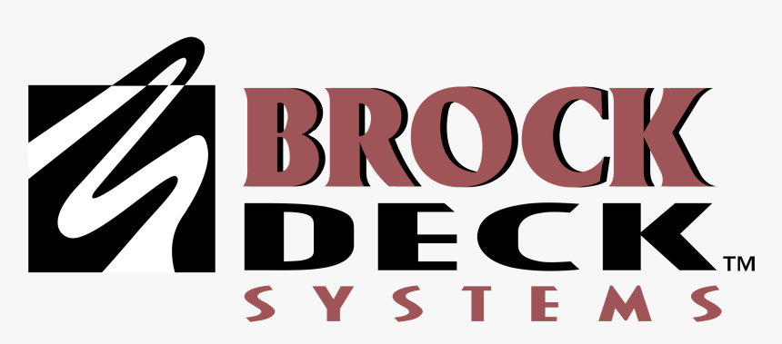 Brock Deck Systems Logo Png Transparent - Graphic Design, Png Download, Free Download