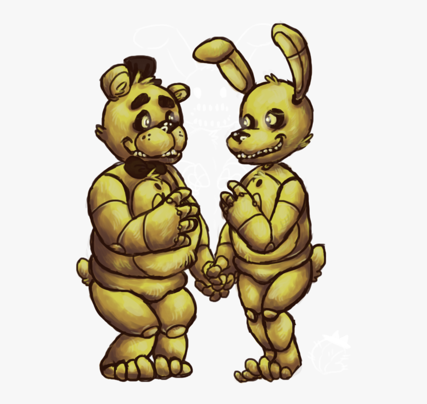 Fnaf - Once - Fnaf Golden Bonnie Fan Art, HD Png Download, Free Download