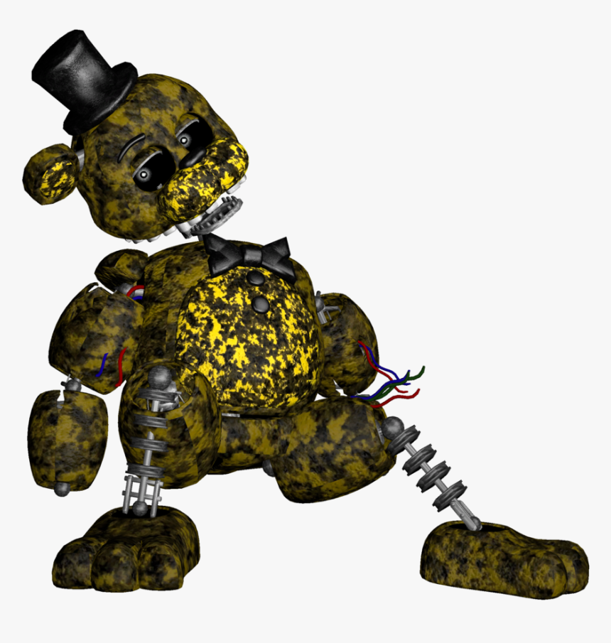 Fnaf Ignited Golden Freddy, HD Png Download, Free Download