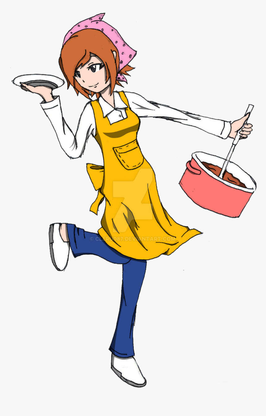 Collection Of Free Cooking Drawing Anime Download On - Cooking Girl Anime Png, Transparent Png, Free Download