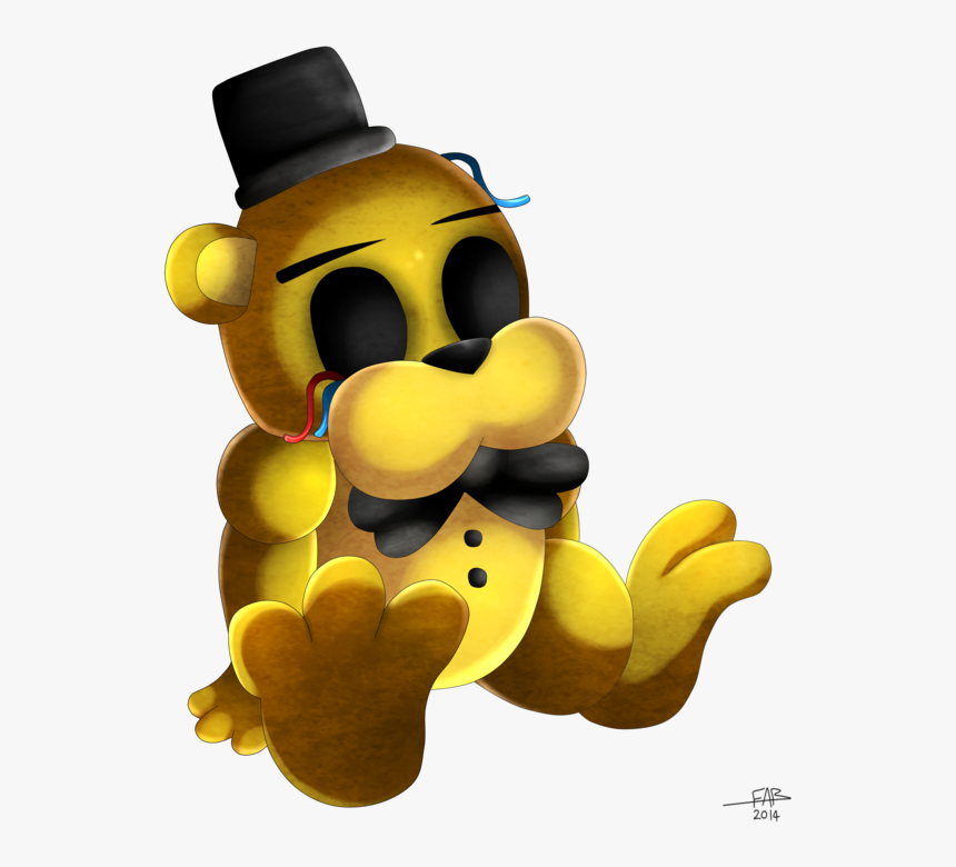 Cute Withered Golden Freddy, HD Png Download, Free Download