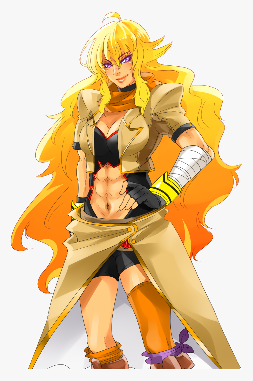 Yang Xiao Long Weiss Schnee Yellow Human Hair Color - Busty Yang, HD Png Download, Free Download