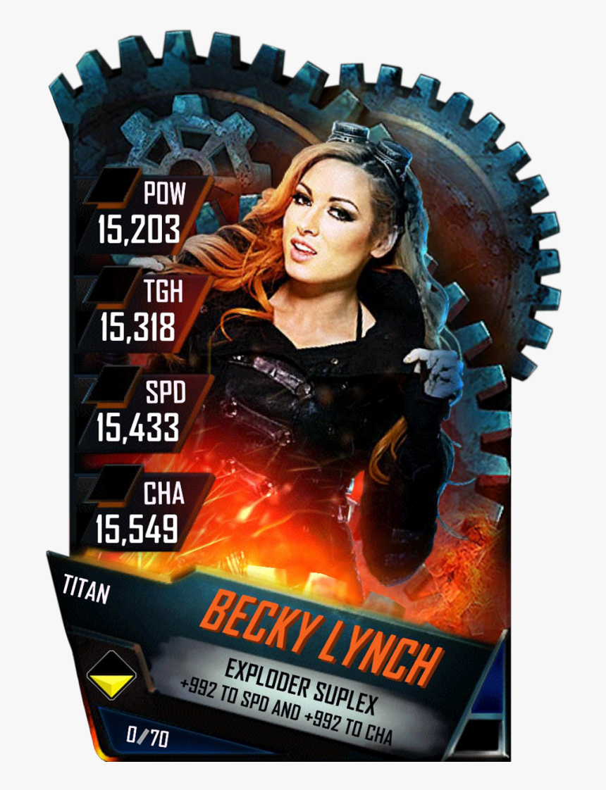 Beckylynch S4 18 Titan - Wwe Supercard Roman Reigns, HD Png Download, Free Download