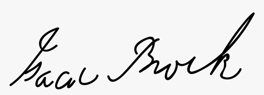 Sir Isaac Brock Signature, HD Png Download, Free Download