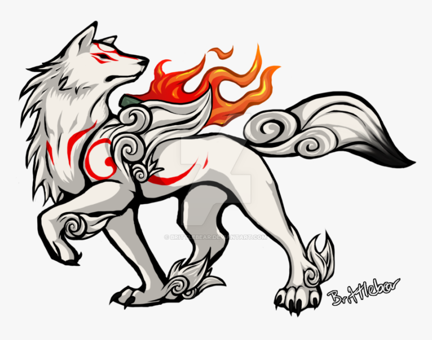 Download Amaterasu From Okami By Brittlebear Personaje, - Amaterasu Okami Png, Transparent Png, Free Download