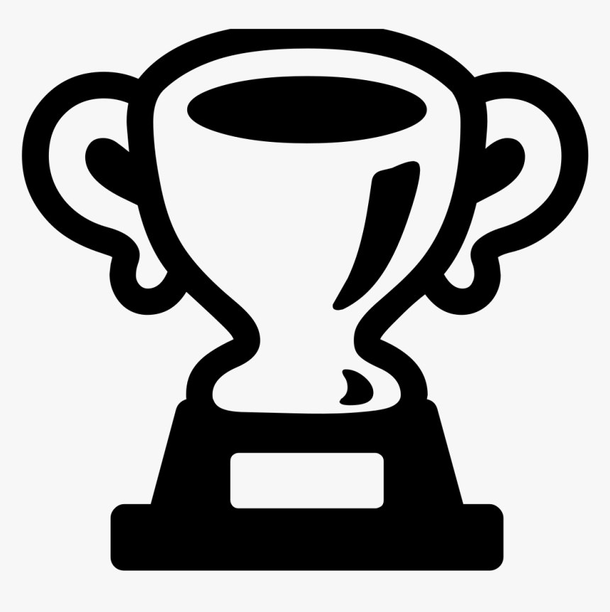 Transparent Trophy Emoji Png - Trophy Emoji Black And White, Png Download, Free Download