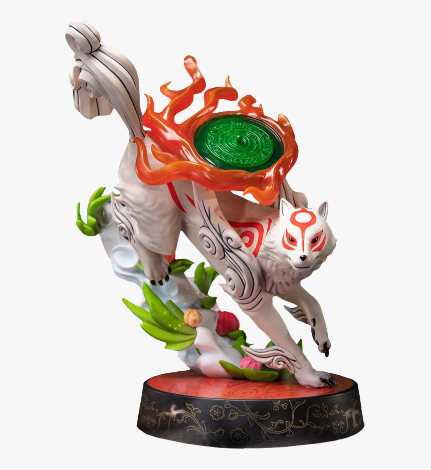 Amaterasu 9” Pvc Statue - Okami Amaterasu Pvc Statue, HD Png Download, Free Download