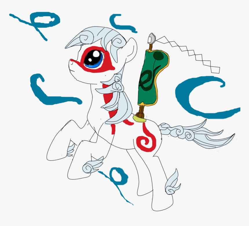 Boushi33, Kazegami, Male, Okami, Ponified, Pony, Safe, - Cartoon, HD Png Download, Free Download