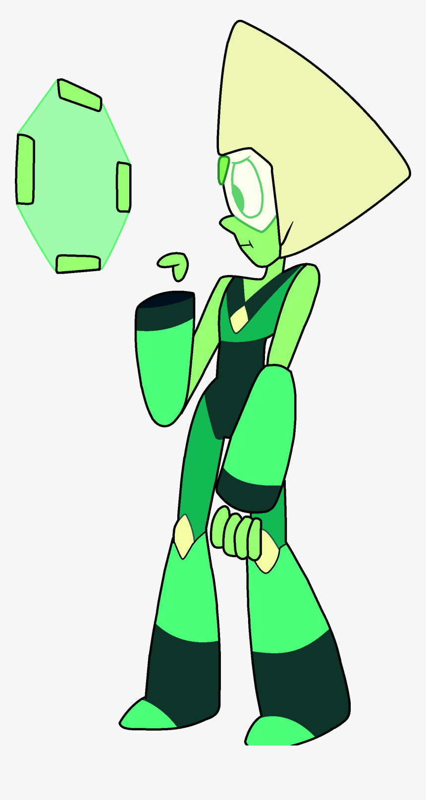 Evolution Transparent Peridot - Peridot Steven Universe Limb Enhancers, HD Png Download, Free Download