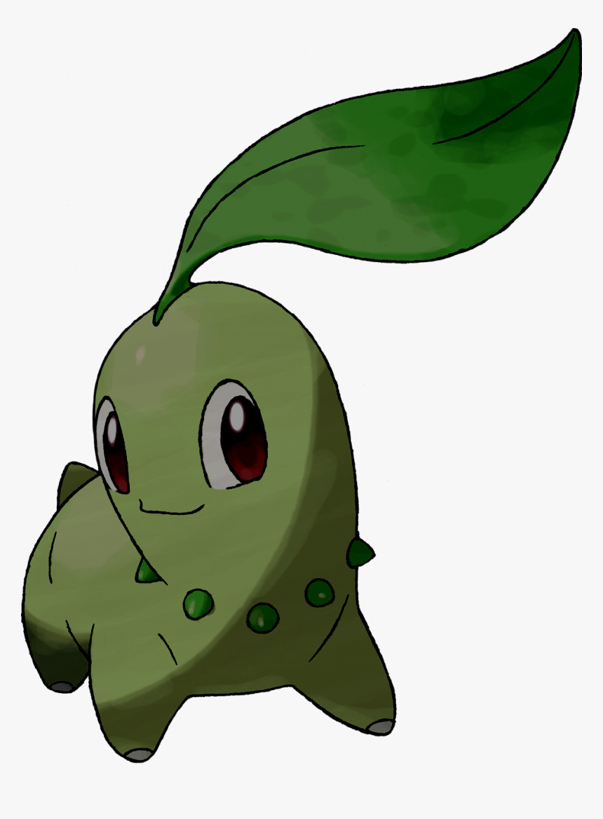 Pokemon Chikorita , Png Download - Cartoon, Transparent Png, Free Download