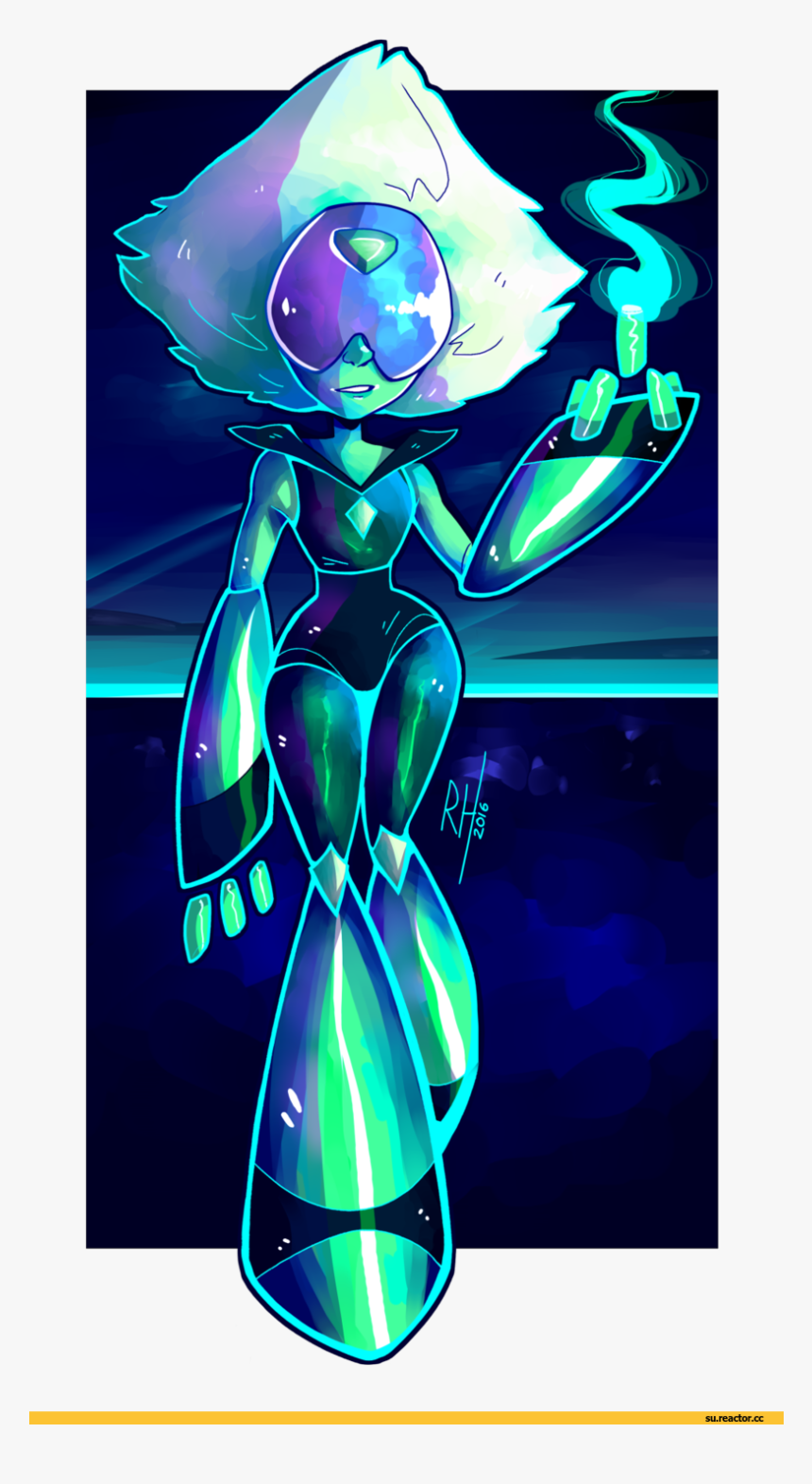 Steven Universe Peridot Neon, HD Png Download, Free Download