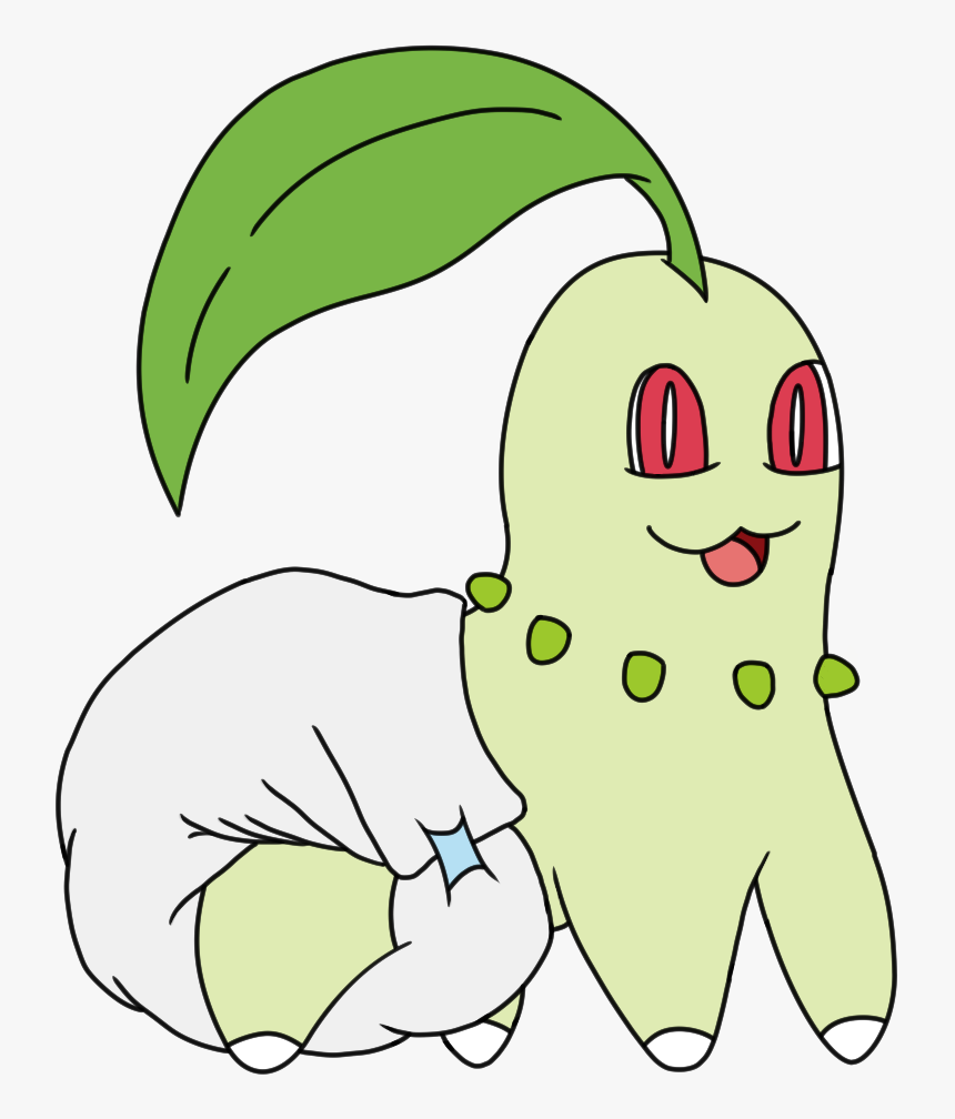 [ink, By 420bananaking] Poofy Chikorita - 420bananaking, HD Png Download, Free Download