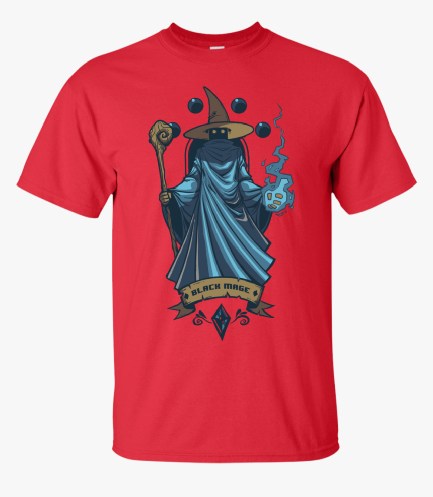 Black Mage Ff1 Class T Shirt & Hoodie - Marvel Panther Power Black Panther T Shirt, HD Png Download, Free Download