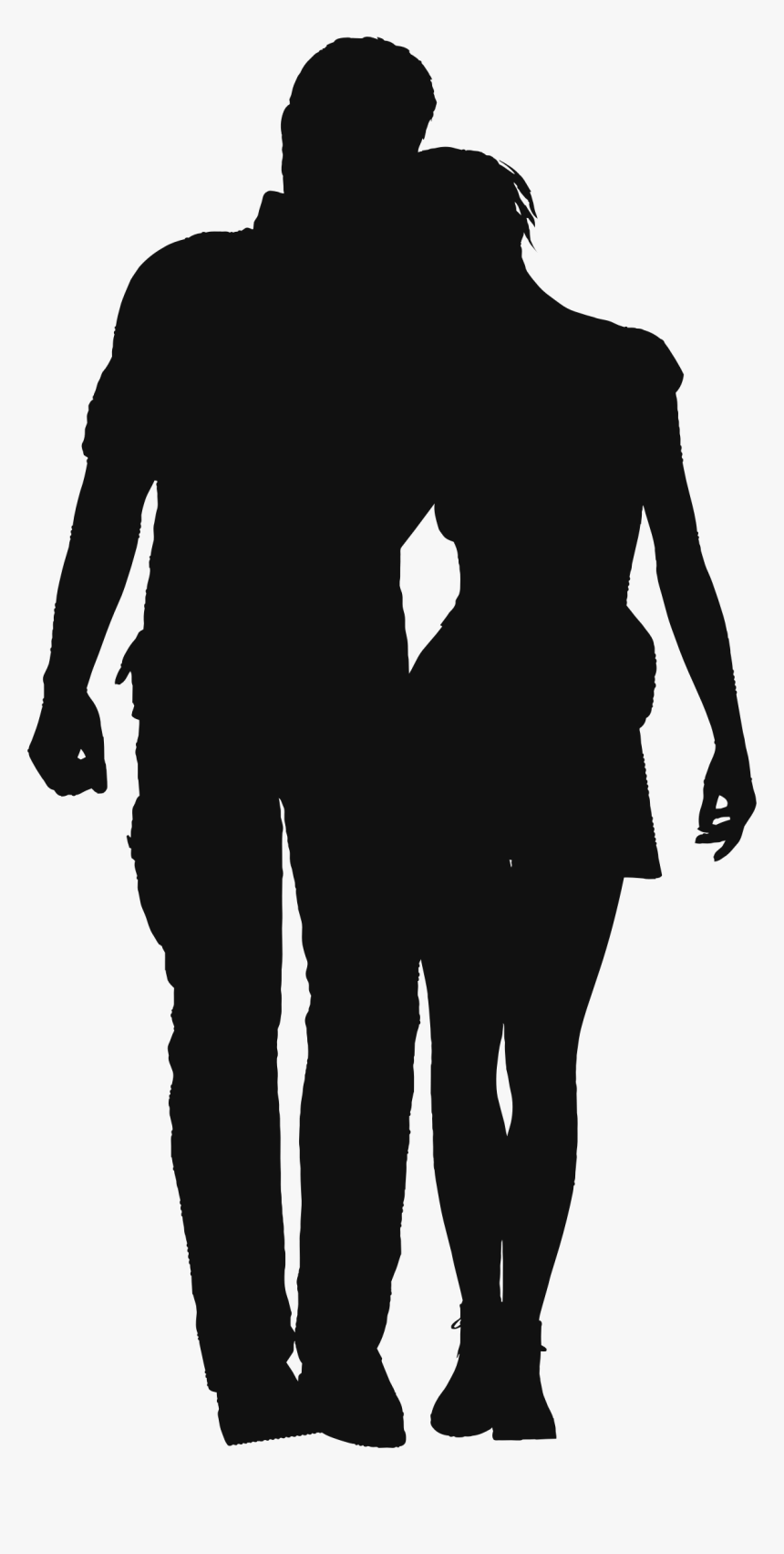 Clipart - Couple Silhouette, HD Png Download, Free Download