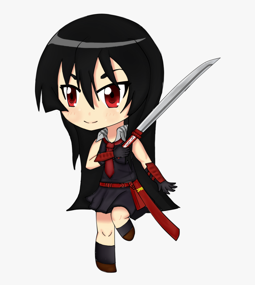 Akame Ga Kill - Akame Ga Kill Akame Png Chibi, Transparent Png, Free Download