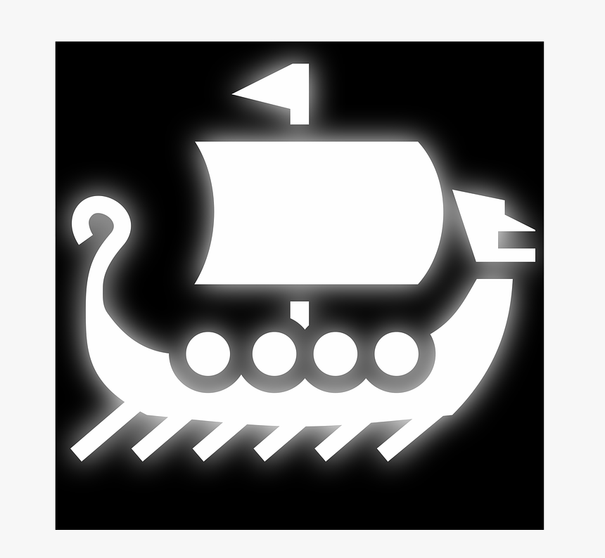 Boat, Icon, Pictogram, Vikings - Fondo De Pantalla Símbolos Nordicos, HD Png Download, Free Download