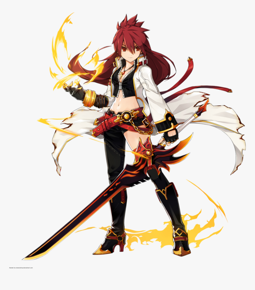 Grand Chase Elesis Elsword, HD Png Download, Free Download