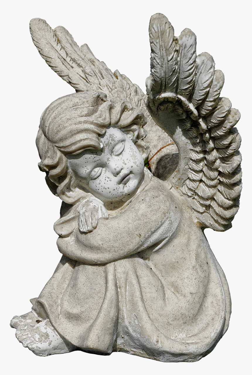 Figure Angel Cherub Free Photo - Cherub Sitting, HD Png Download, Free Download