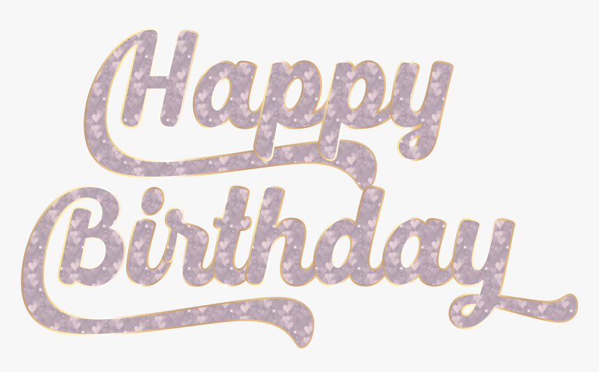 Birthday Cake Wish Clip Art - Transparent Background Text Happy Birthday Transparent, HD Png Download, Free Download