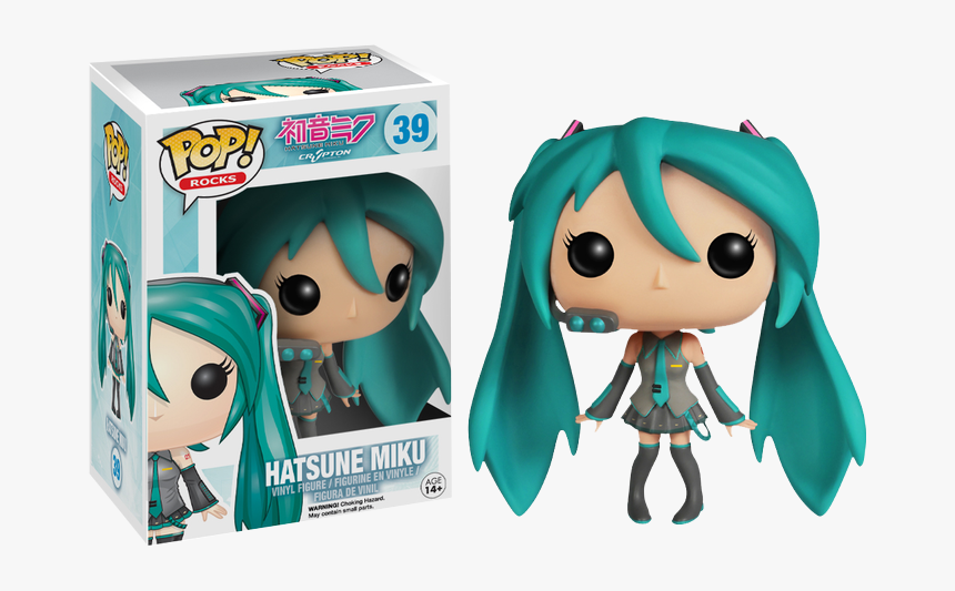 Hatsune Miku Pop Vinyl Figure - Anime Girl Funko Pop, HD Png Download, Free Download