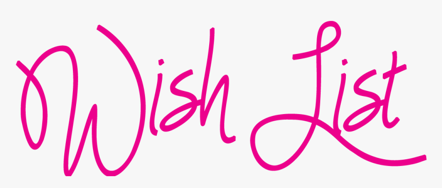 Classroom Wish List Png - Wish List In Pink, Transparent Png, Free Download