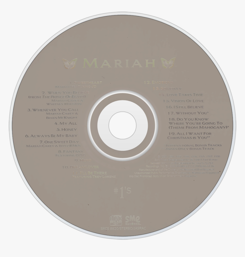 Mariah Carey - Cd, HD Png Download, Free Download