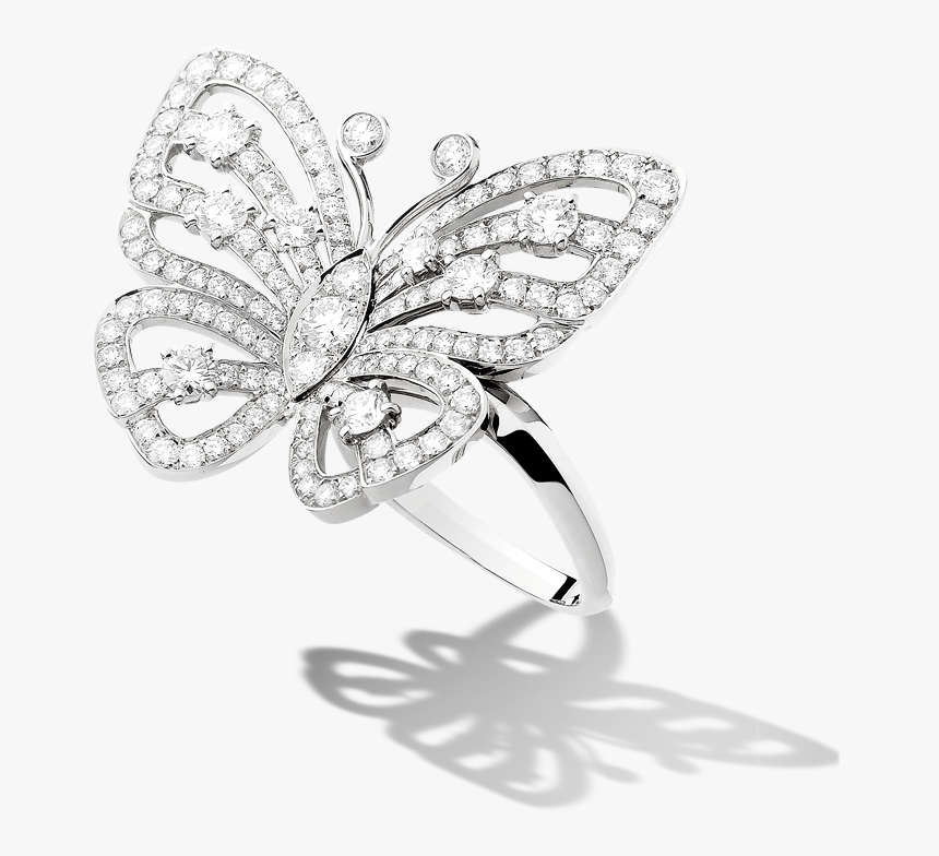 Mariah Carey Butterfly Ring Van Cleef And Arpels, HD Png Download, Free Download