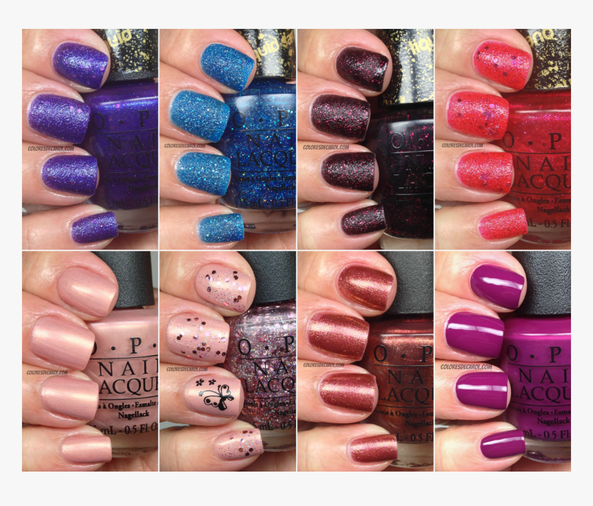 Mariah Carey Collection, Swatches And Review - Opi Mariah Carey Collection, HD Png Download, Free Download