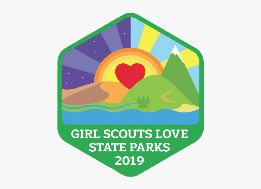 Girl Scouts Love State Parks - Girl Scouts Love State Parks Patch, HD Png Download, Free Download
