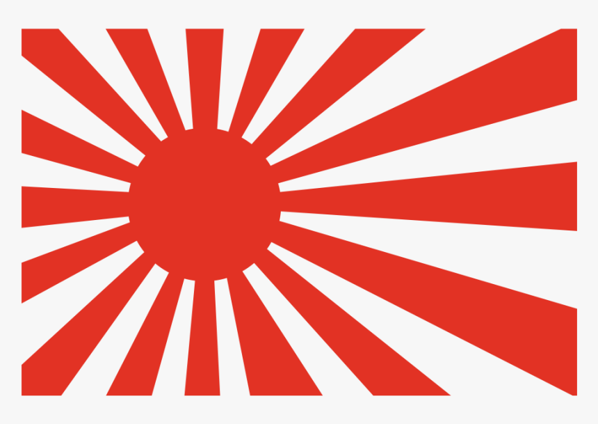 Rising Sun Flag Png, Transparent Png, Free Download