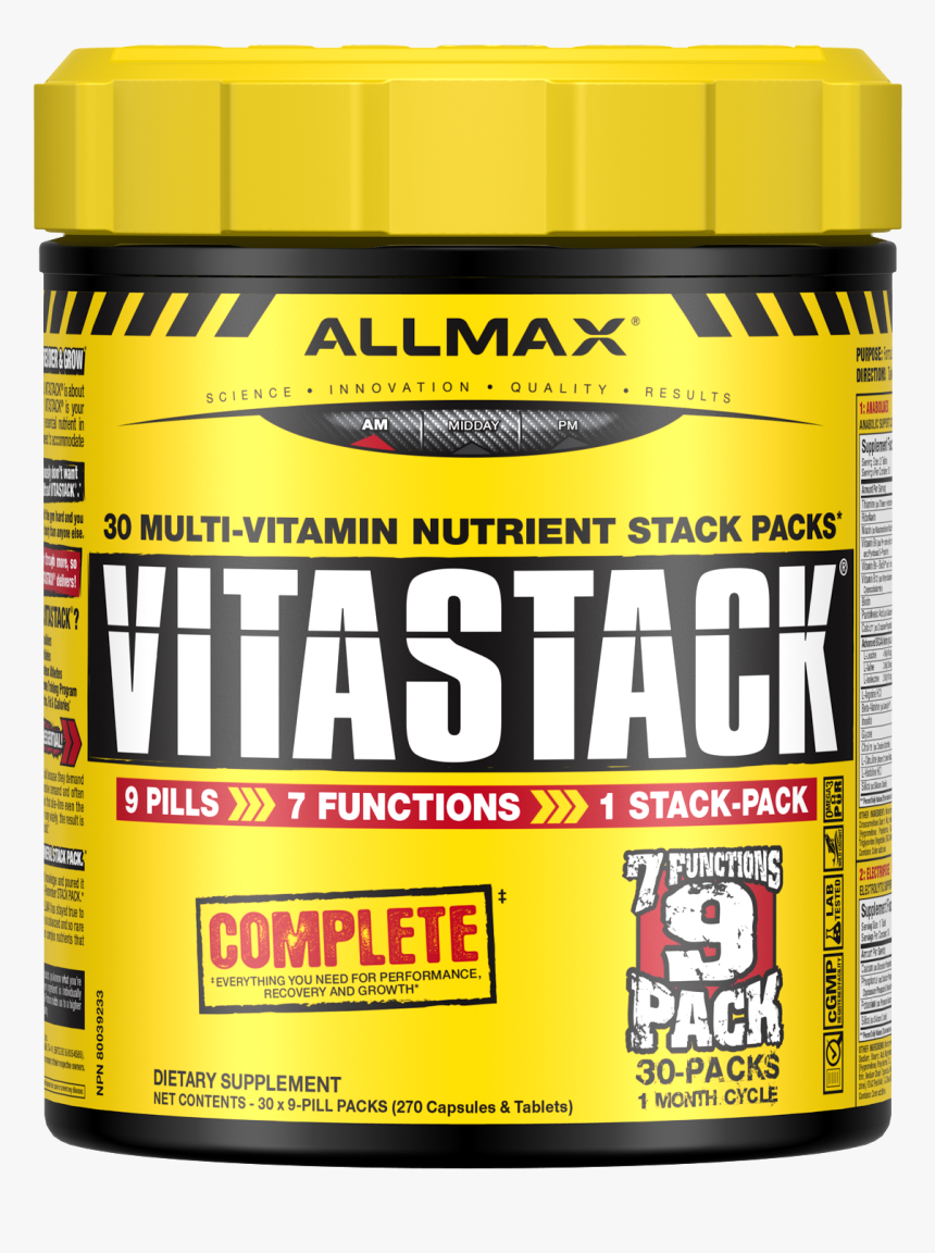 Allmax Nutrition Vitastack, HD Png Download, Free Download