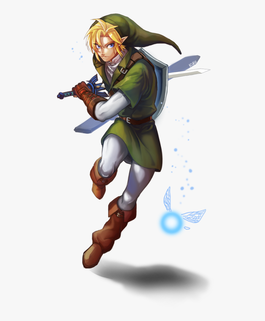 Link Ocarina Of Time - Cartoon, HD Png Download, Free Download