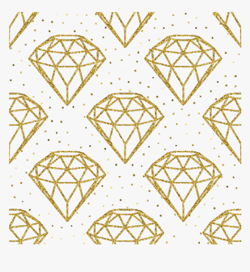 #fondo #diamantes #dorados - Diamond Overlay Png, Transparent Png, Free Download