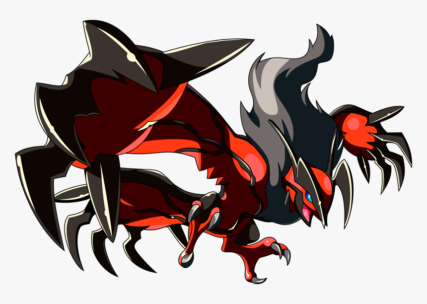 Pokemon 2717 Shiny Yveltal Pokedex - Pokemon Yveltal Render, HD Png Download, Free Download