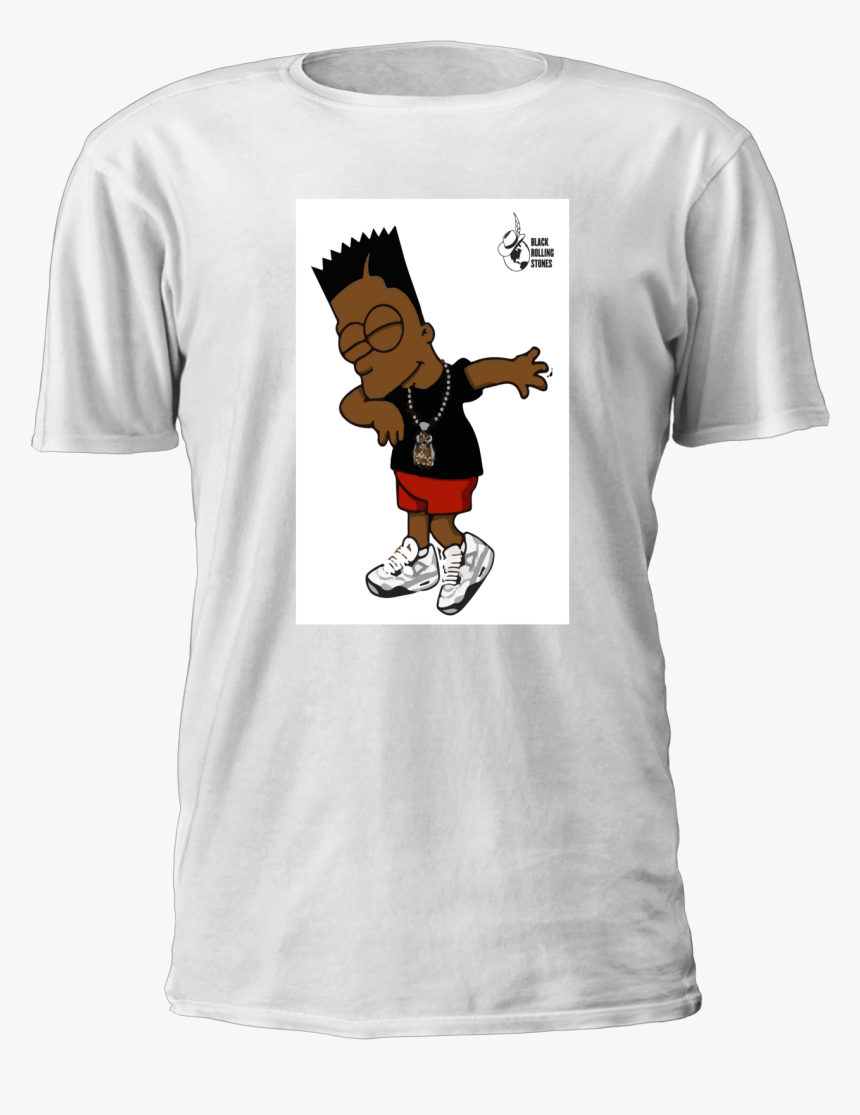 Black Dabbin Bart - Sublimation T Shirt Png, Transparent Png, Free Download