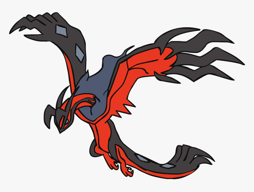 Yveltal Doodle - Yveltal Drawing, HD Png Download, Free Download