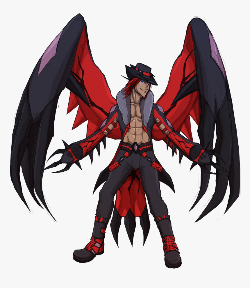 Pokemon Legendary Yveltal Gijinka By Earl Greyxx-d5r0awy - Yveltal As A Human, HD Png Download, Free Download