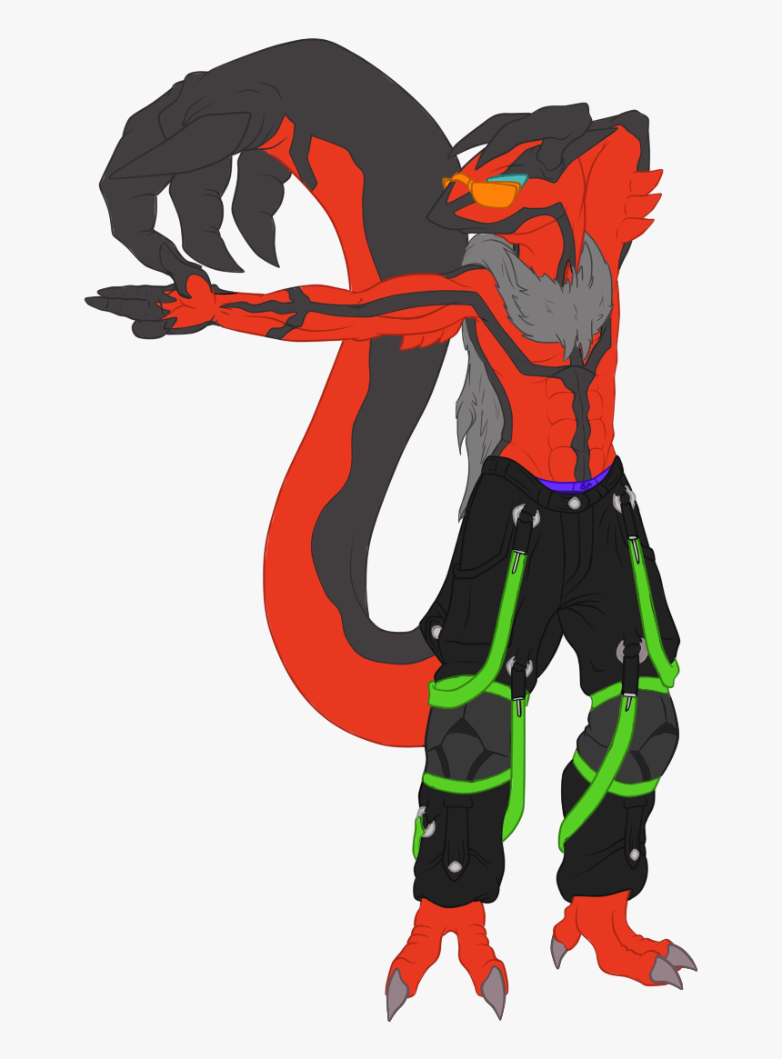 Yveltal - Art Trade - Yveltal Anthro, HD Png Download, Free Download