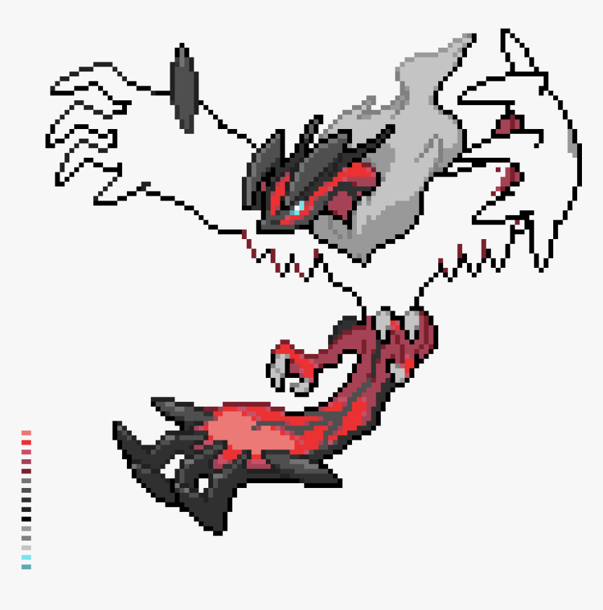 Yveltal Pixel Art Big, HD Png Download, Free Download