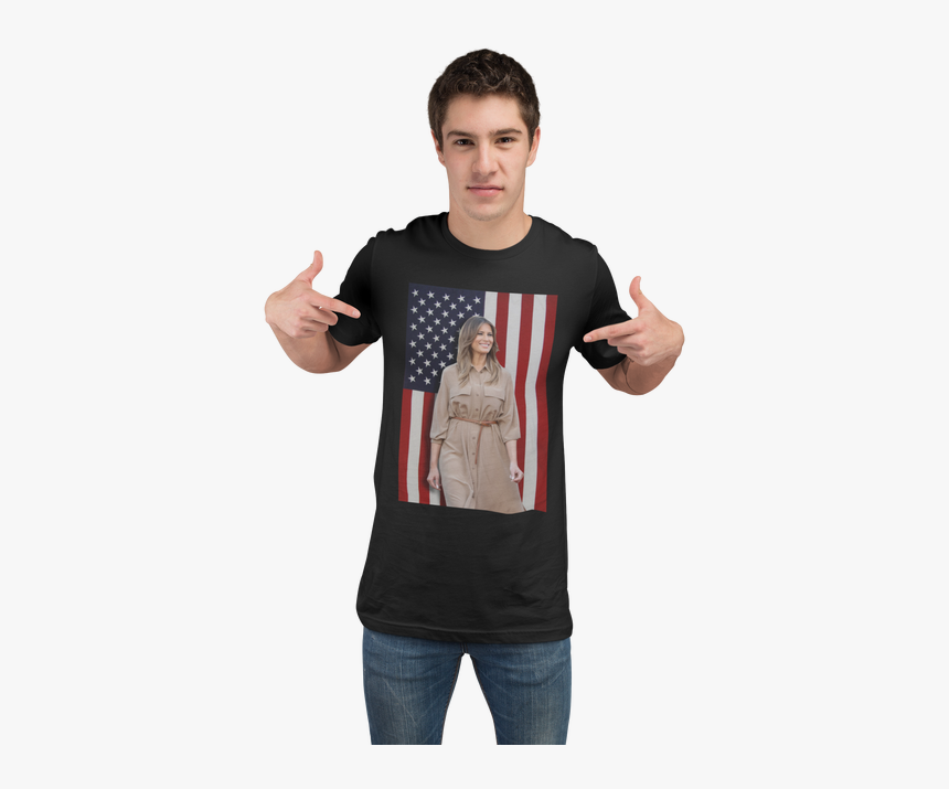 Melania Trump Flag Shirt - Pitter Patter Shirt, HD Png Download, Free Download