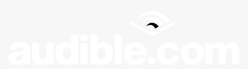 Com Logo Black And White - Audible Logo White, HD Png Download, Free Download