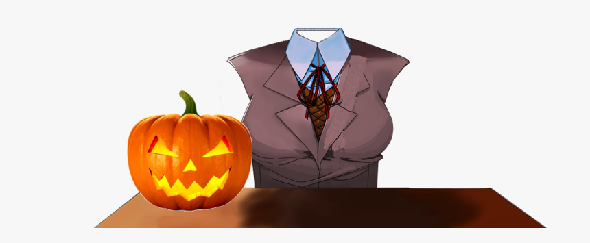 Transparent Jack O"lantern Png - Just Monika Transparent Background, Png Download, Free Download