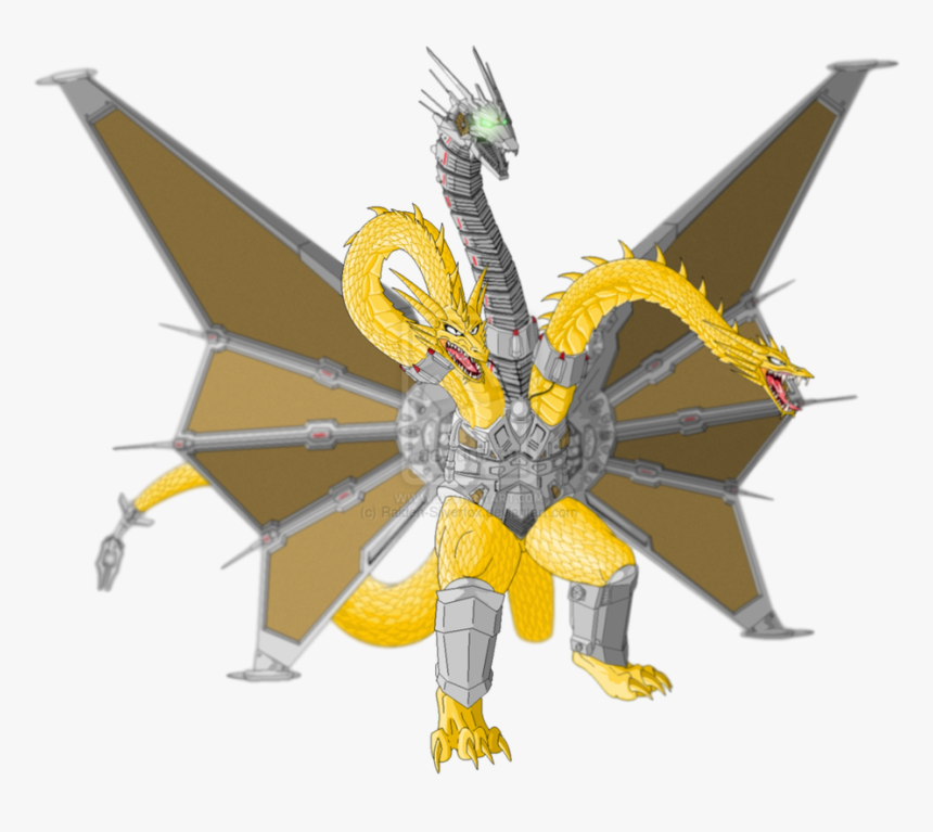 Mecha King Ghidorah Png , Png Download - Mecha King Ghidorah No Background, Transparent Png, Free Download