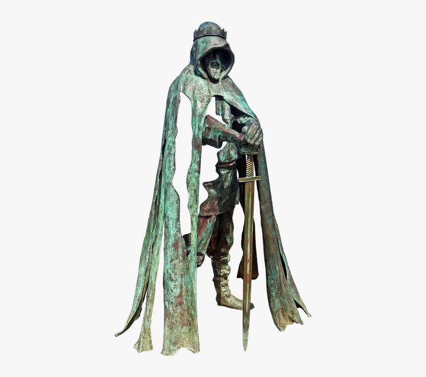 King, Artus, Sculpture, Bronze, Excalibur, Artus Say - Man With Sword Statue, HD Png Download, Free Download