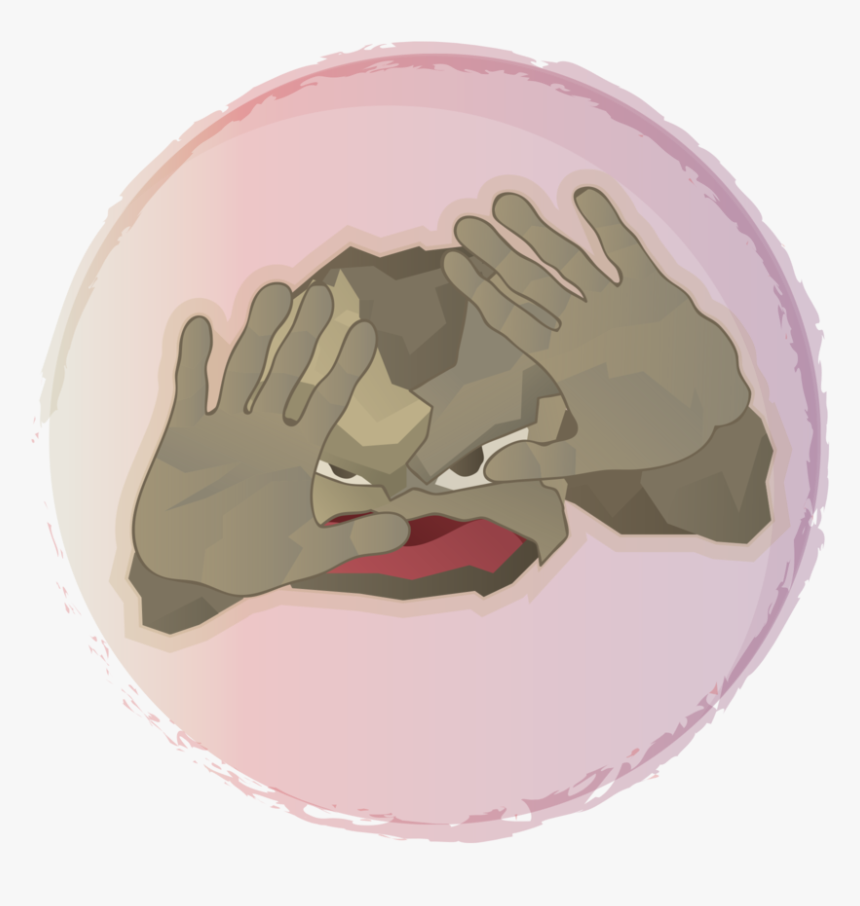 Geodude Used Wide Guard By Pluivantlachance - Circle, HD Png Download, Free Download