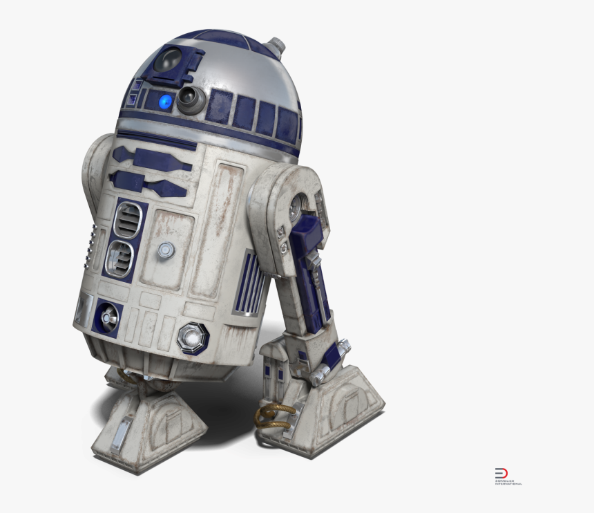 R2 D2 Dirty Royalty-free 3d Model - R2-d2, HD Png Download, Free Download